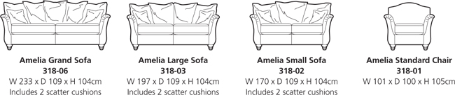 Derwent upholstery Amelia spec